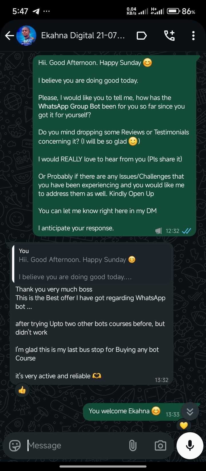 Order Updates